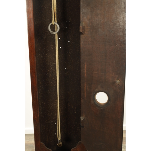 786 - JOHN OGDEN, BOWBRIDGE (BAINBRIDGE) AN EARLY 18TH CENTURY 30-HOUR LONGCASE CLOCK, the oak case with u... 