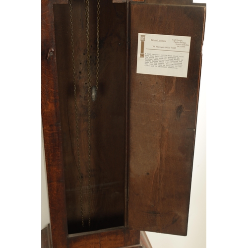 808 - JONAS BARBER, WINSTER. AN UNUSUAL 7 1/2” DIAL 30-HOUR LONGCASE CLOCK of small proportions, the oak c... 