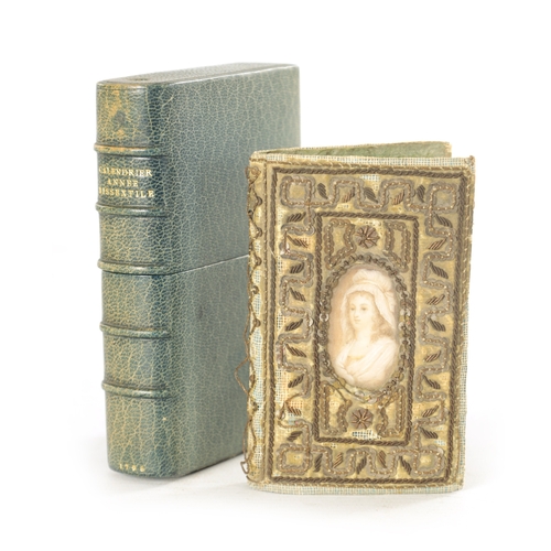 272 - A LATE 18TH CENTURY FRENCH SMALL BOOK TITLED ‘CALENDRIER POUR L’ANNEE BISSEXTILE’ DATED 1796 with nu... 