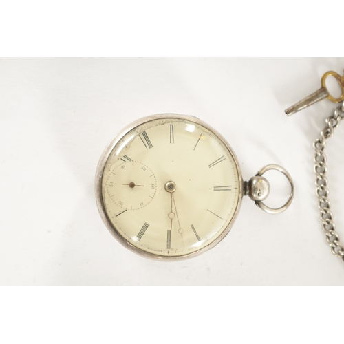 300 - A COLLECTION OF FOUR SILVER OPEN FACED POCKET WATCHES, comprising of a spring driven watch with leve... 