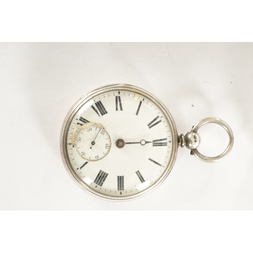 300 - A COLLECTION OF FOUR SILVER OPEN FACED POCKET WATCHES, comprising of a spring driven watch with leve... 