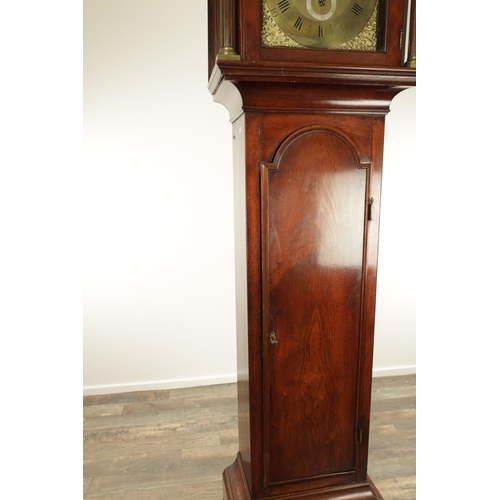 1013 - JAMES GIBB, STOCKTON. AN IMPRESSIVE MID 18TH CENTURY THREE-TRAIN MUSICAL LONGCASE CLOCK the 12 inch ... 