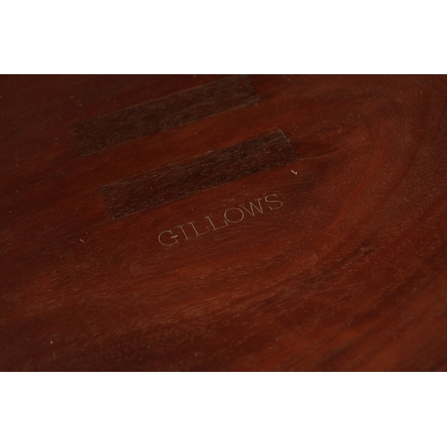 1391 - GILLOWS LANCASTER. A MID 19TH CENTURY FIGURED ROSEWOOD OVAL TILT TOP BREAKFAST TABLE the top with bo... 