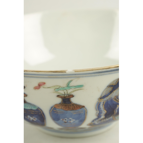 206 - A CHINESE GUANGXU FAMILLE ROSE PORCELAIN BOWL, MARKS AND PERIOD, decorated to the exterior with vari... 