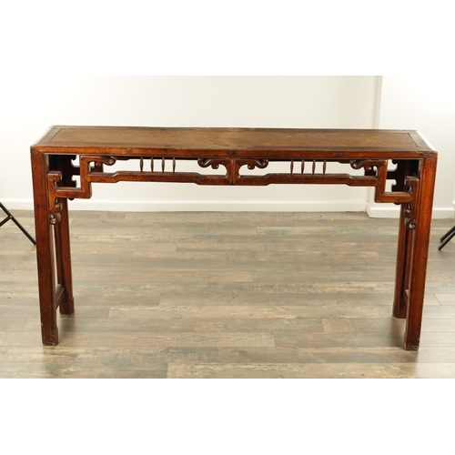 219 - AN EARLY 20TH CENTURY CHINESE ALTAR TABLE