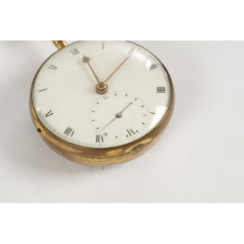 355 - PETER LITHERLAND, LIVERPOOL. A RARE GILT PAIR CASED POCKET WATCH WITH RACK LEVER ESCAPEMENT, plain o... 