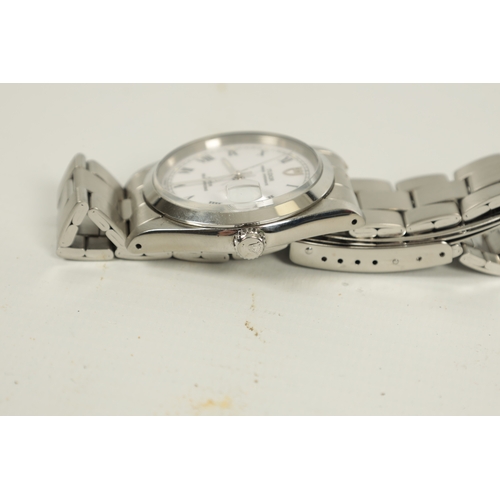 393 - A GENTLEMAN’S STAINLESS STEEL ROLEX TUDOR PRINCE OYSTER DATE WRISTWATCH, on steel oyster bracelet, t... 