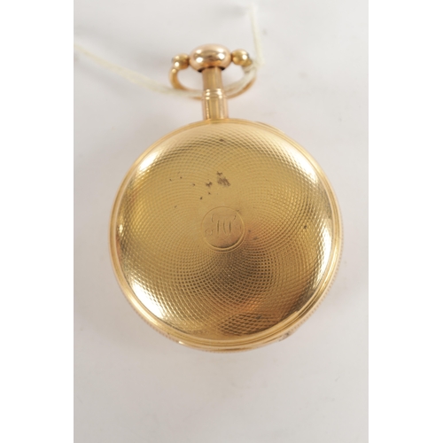 402 - JAMES RIGBY CHARING CROSS. AN EARLY 19TH CENTURY QUARTER REPEATING 18CT GOLD POCKET WATCH the painte... 