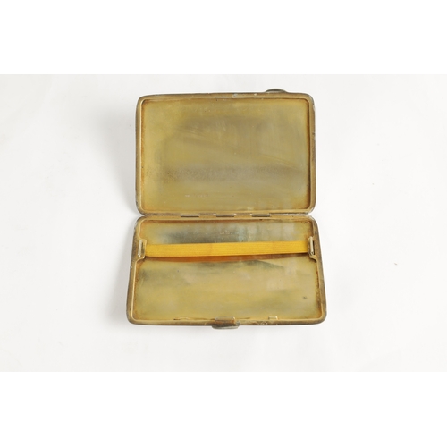 432 - A SILVER SAUCEBOAT, CASTOR AND CIGARETTE CASE the sauce boat Birmingham 1933, the castor Birmingham ... 