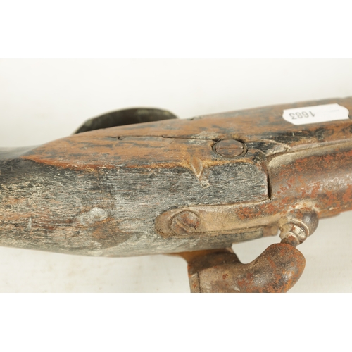 531 - TWO EARLY 19TH CENTURY NEAR MATCHING SEA SERVICE STYLE PERCUSSION PISTOLS possibly made for the Indi... 