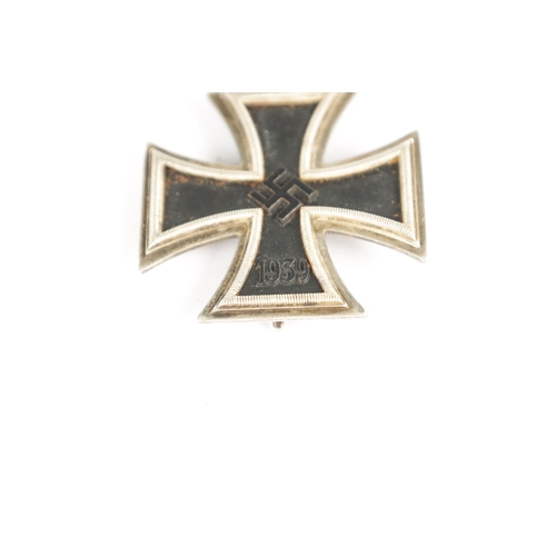 544 - A RARE WW2 THIRD REICH GERMAN FIRST CLASS 1939 IRON CROSS by Godet, with pin mount, stamped L/50 (4.... 