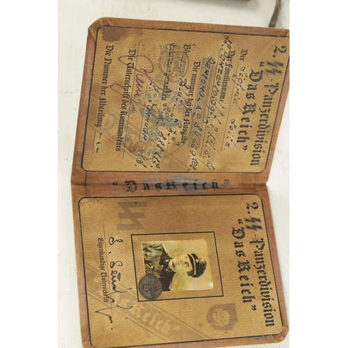 551 - A COLLECTION OF FIVE WW2 GERMAN IDENTIFICATION DOCUMENTS comprising, ID cards, Passports and a membe... 