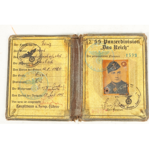 551 - A COLLECTION OF FIVE WW2 GERMAN IDENTIFICATION DOCUMENTS comprising, ID cards, Passports and a membe... 