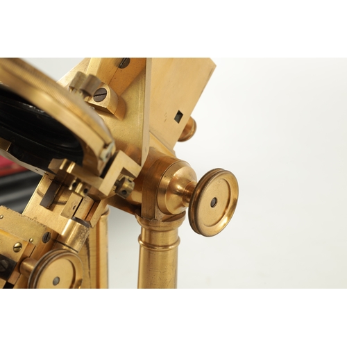 561 - W.H. BULLOCH, CHICAGO. A FINE LATE 19TH CENTURY AMERICAN NO. 1 PROFESSIONAL BINOCULAR MICROSCOPE, di... 