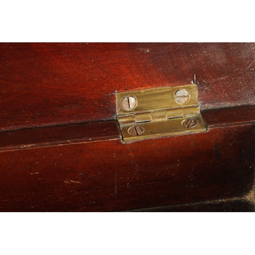 564 - A GEORGE II MAHOGANY APOTHECARY BOX (29cm wide 21cm deep 32cm high )