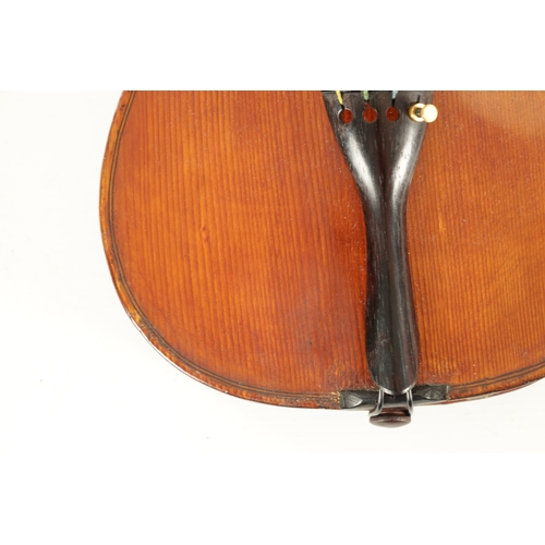 573 - AN ANTIQUE VIOLIN BEARING LABEL FOR WILLIAM JOHN ACTON dated 1923 with one piece back, in fitted cas... 