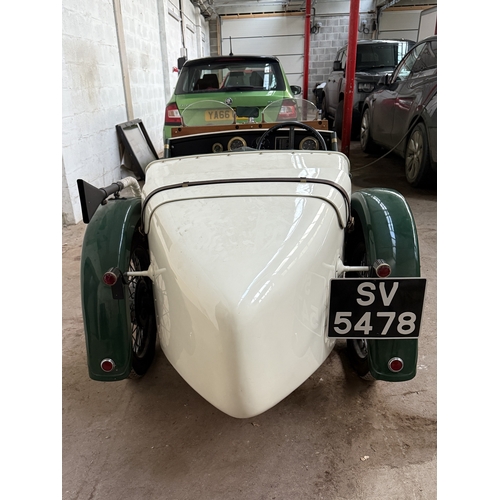 597 - A GOOD 1930 AUSTIN SEVEN ULSTER 858 CC in running condition reg number SV 5478, having V5 and docume... 