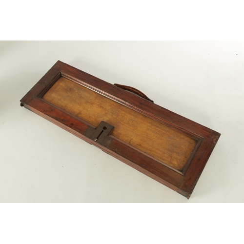 723 - AN EARLY 19TH CENTURY MARITIME CROWN AND ANCHOR BOARD GAME having a hinged marquetry inlaid centre. ... 