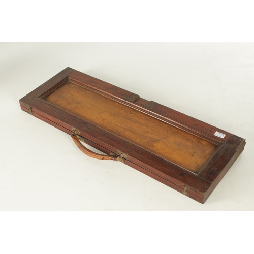 723 - AN EARLY 19TH CENTURY MARITIME CROWN AND ANCHOR BOARD GAME having a hinged marquetry inlaid centre. ... 