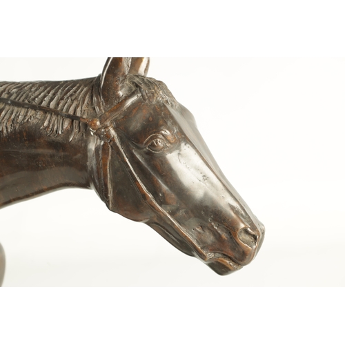 770 - AFTER ISIDORE JULES BONHEUR (1827 - 1901) - A FINE BRONZE EQUESTRIAN SCULPTURE DEPICTING A RACE HORS... 