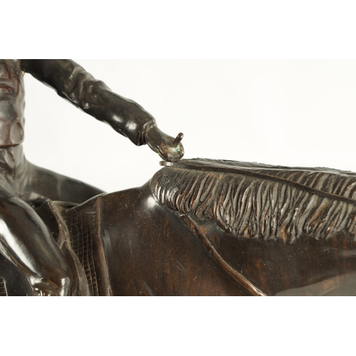 770 - AFTER ISIDORE JULES BONHEUR (1827 - 1901) - A FINE BRONZE EQUESTRIAN SCULPTURE DEPICTING A RACE HORS... 