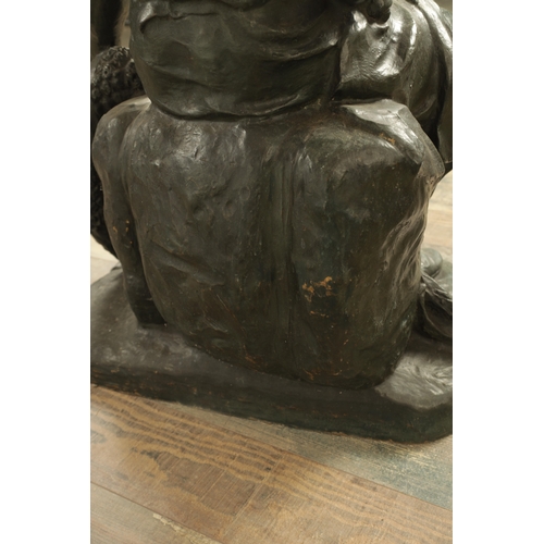 799 - HIPPOLYTE LE ROY (1857-1943). A LARGE EARLY 20TH CENTURY BRONZE SCULPTURE ENTITLED 