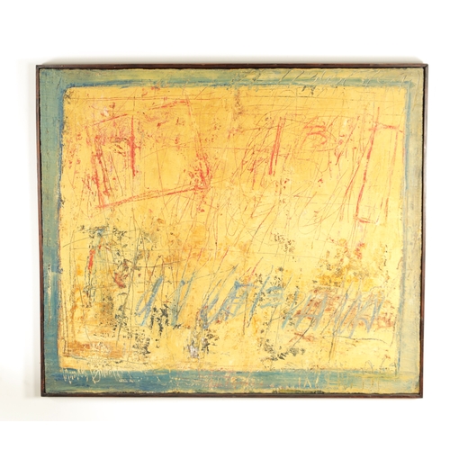 816 - GONZALEZ BRAVO (b.1944). LARGE OIL ON CANVAS. stamped on reverse for 