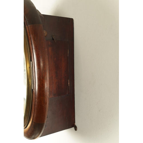 1005 - A 1940's RAF STYLE SECTOR CLOCK BY STOCKALL, MARPLES & CO, LONDON, having a moulded mahogany case wi... 