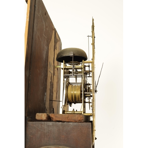 1037 - CHARLES STEPHENS, LONDON. A GEORGE III FIGURED MAHOGANY LONGCASE CLOCK, the pagoda top case with gil... 