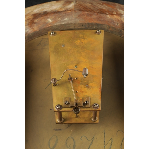 1106 - MORATH BROS. LIVERPOOL. A LARGE LATE 19TH CENTURY FUSEE WALL CLOCK having an oak moulded surround an... 