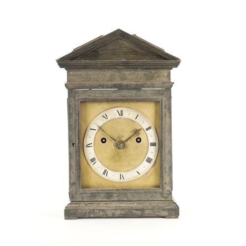 1119 - EDWARD EAST, LONDINI. A RARE MID 17TH CENTURY VERGE BRACKET CLOCK the case, possibly later, having a... 