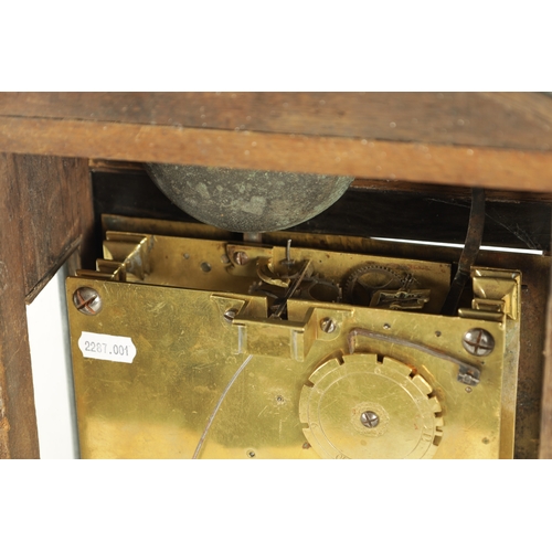 1119 - EDWARD EAST, LONDINI. A RARE MID 17TH CENTURY VERGE BRACKET CLOCK the case, possibly later, having a... 