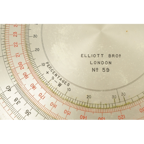 1129 - A LATE 19TH CENTURY LORD’S CALCULATOR BY ELLIOTT BROS. LONDON NO. 59. The 10