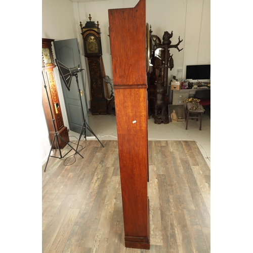 1174 - BOOTLE & FRED K. BALDE, LIVERRPOOL. A REGENCY FIGURED MAHOGANY DOMESTIC REGULATOR LONGCASE CLOCK, th... 