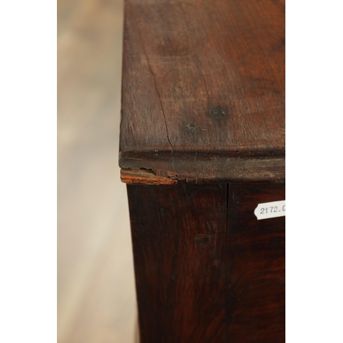 1339 - AN 18TH CENTURY ROSEWOOD ANGLO PORTUGUESE SERPENTINE SHAPED SIDE TABLE with moulded edge top above a... 