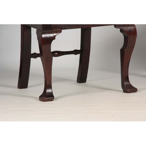 1392 - A GOOD PAIR OF EARLY 18TH CENTURY WALNUT SIDE CHAIRS of superb colour and patina, having shaped back... 