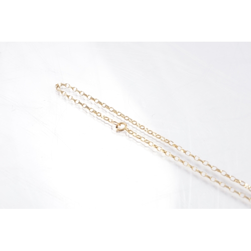 114 - A 9CT GOLD ZIRCON AND AMETHYST PENDANT NECKLACE, the cross pendant decorated with five oval-cut whit... 