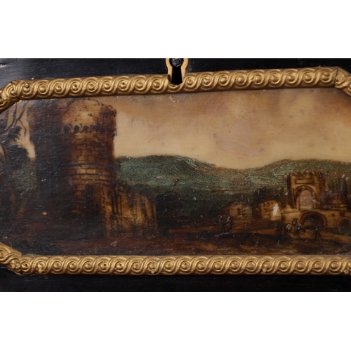 1126 - A FINE 17TH CENTURY ANTWERP TORTOISESHELL AND EBONY CABINET ON LATER STAND the rectangular superstru... 