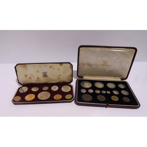 837 - A lot comprising a cased 1937 specimen coin set & a cased 1953 Coronation coin set