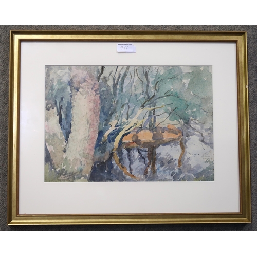 911 - MURRAY URQUHART Five landscape views, signed, watercolour, in various sizes (5)