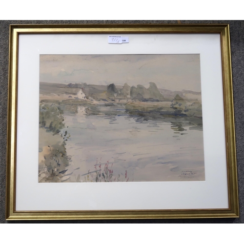 911 - MURRAY URQUHART Five landscape views, signed, watercolour, in various sizes (5)