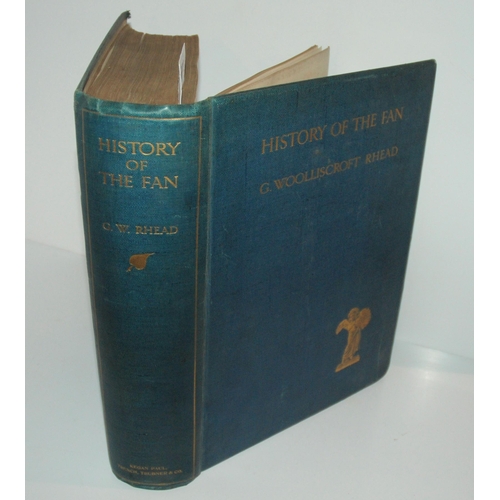 387 - History of the Fan by G Woolliscroft Rhead, printed in London by Kegan Paul, Trench, Trubner & C... 