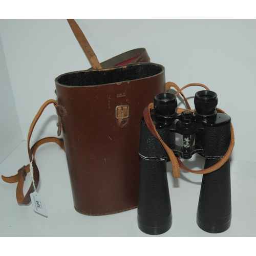 390 - A pair of Liberman & Gortz binoculars in case