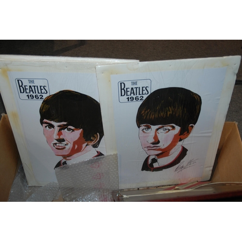 467 - A collection of various Beatles prints and cut out of Paul McCartney