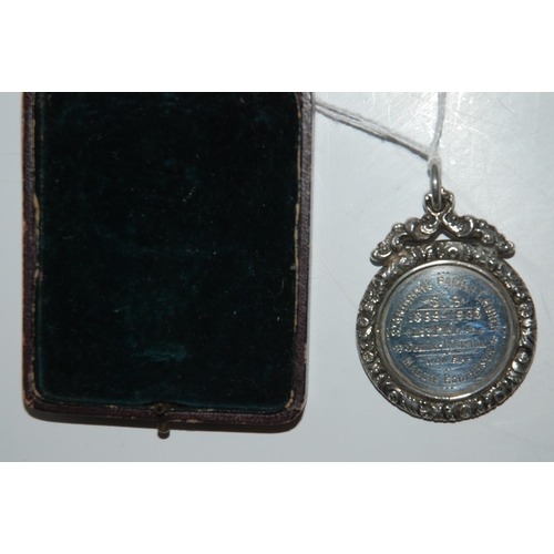 788 - A silver prize medallion 