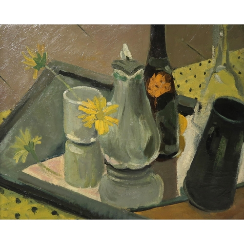 884 - NOEL SLANEY Still life, unsigned, oil on board, 45 x 54cm