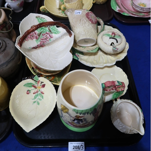 208 - A quantity of Carltonware including yellow buttercup pattern wares, Carltonware pink buttercup patte... 