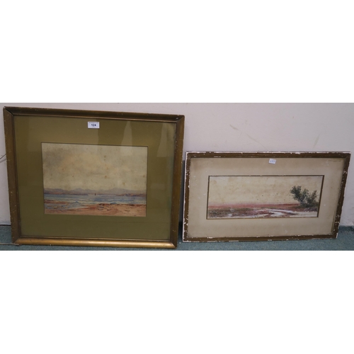 124 - A framed watercolour signed P MacGregor Wilson RSW and another framed watercolour (2)