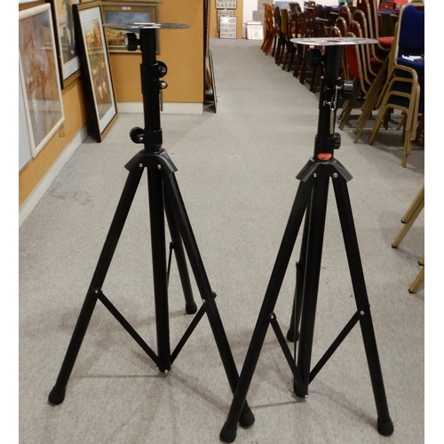 510 - A pair of speaker stands