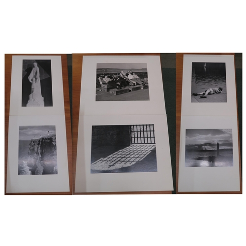 155 - A large collection of unframed monochrome photographic prints by H.M. Donaldson Largs Ayrshire